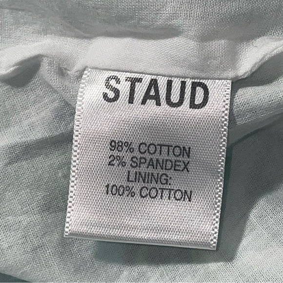 STAUD Carolina Butterfly Puffy Sleeve Minidress - Picture 11 of 16